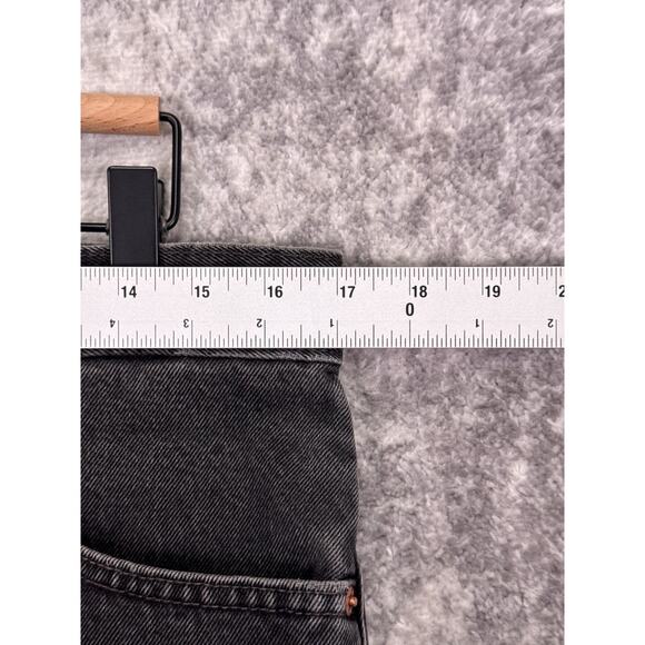 Vintage Levis 505 Jeans 34 in x 30 in Mens Made USA Relax Straight Black Denim - Picture 3 of 6